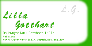 lilla gotthart business card
